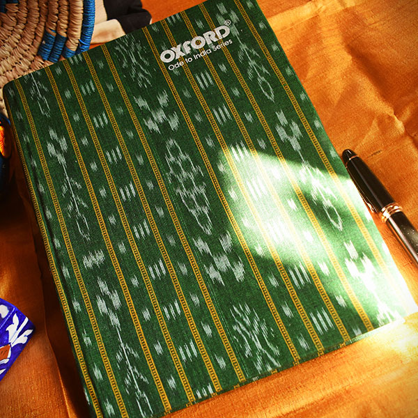 Odisha Ikat Green Notebook (V)