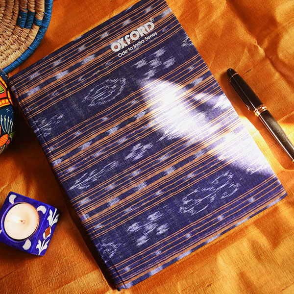 Odisha Ikat Dark Blue Notebook (H)