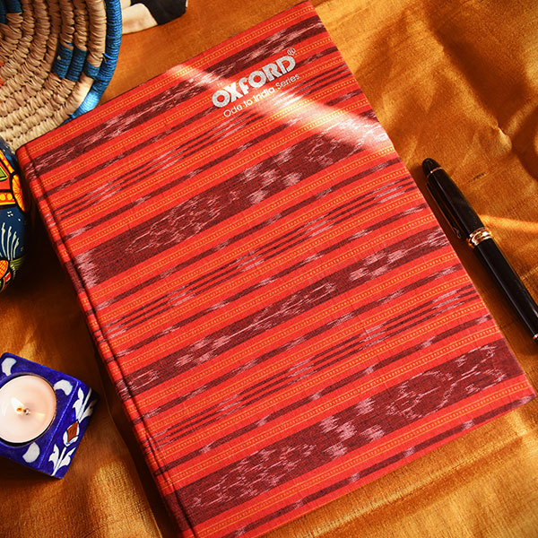 Odisha Ikat Red Notebook (H)